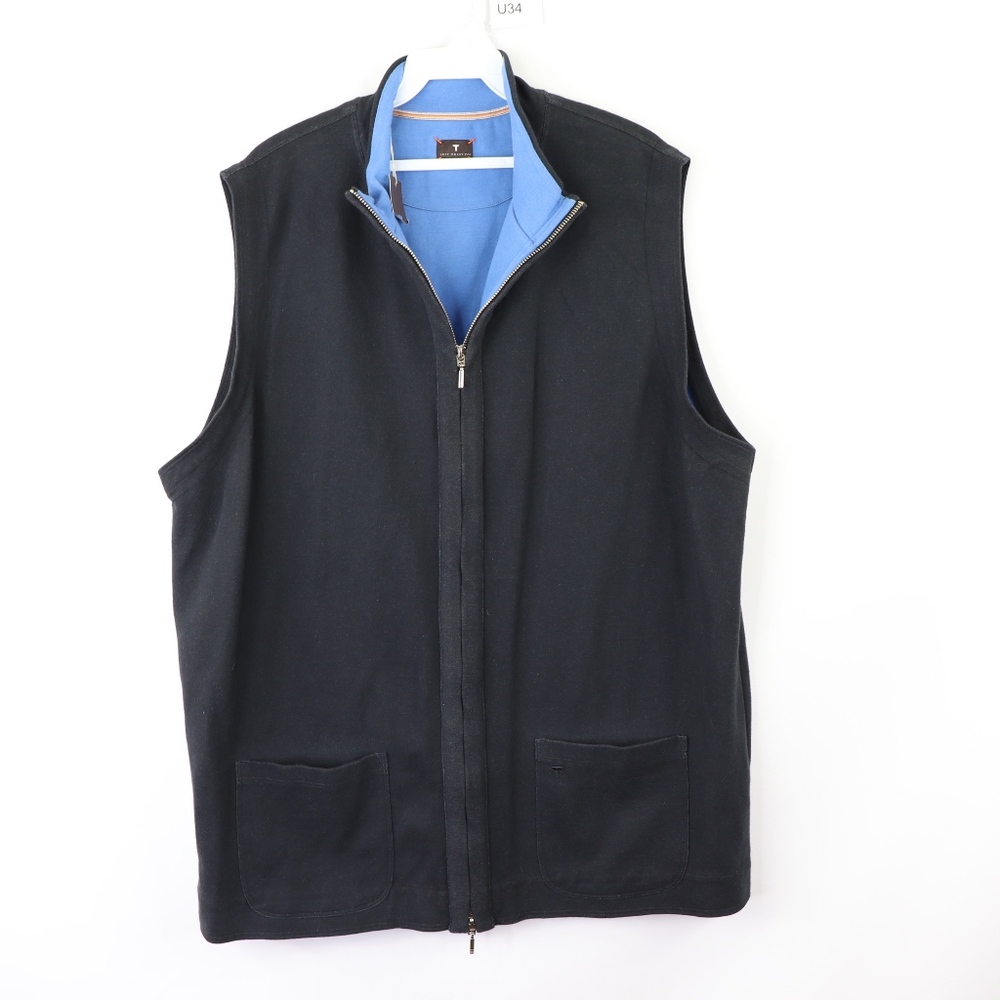 New Left Coast Tee Mens XL Outdoor Golf Vest Black